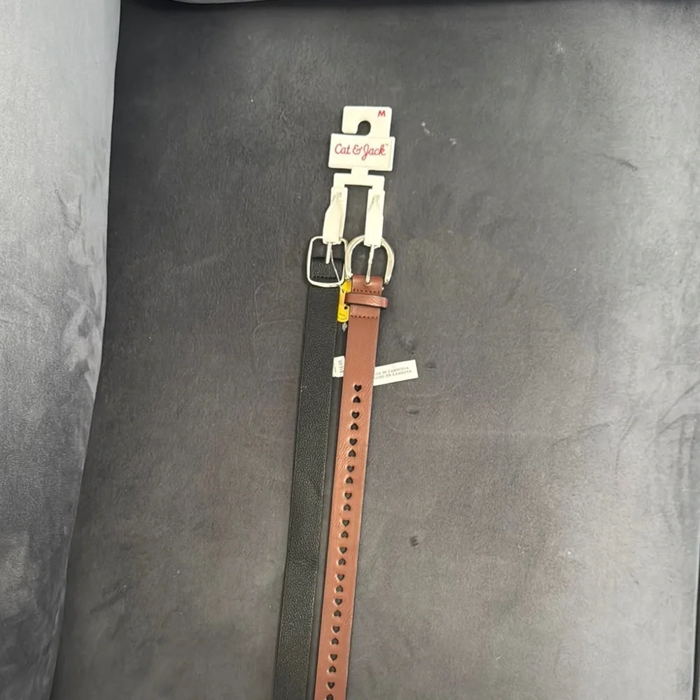 Cat & Jack Kid’s  Reversible Black and Brown Belt